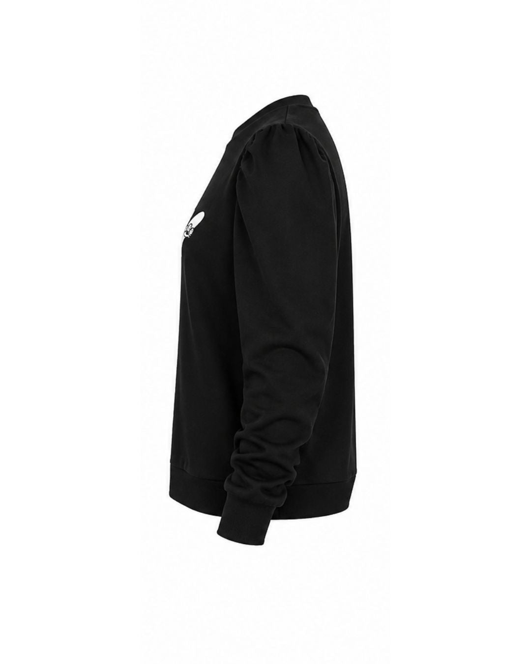 Sweater - Black with Embroidered Heart