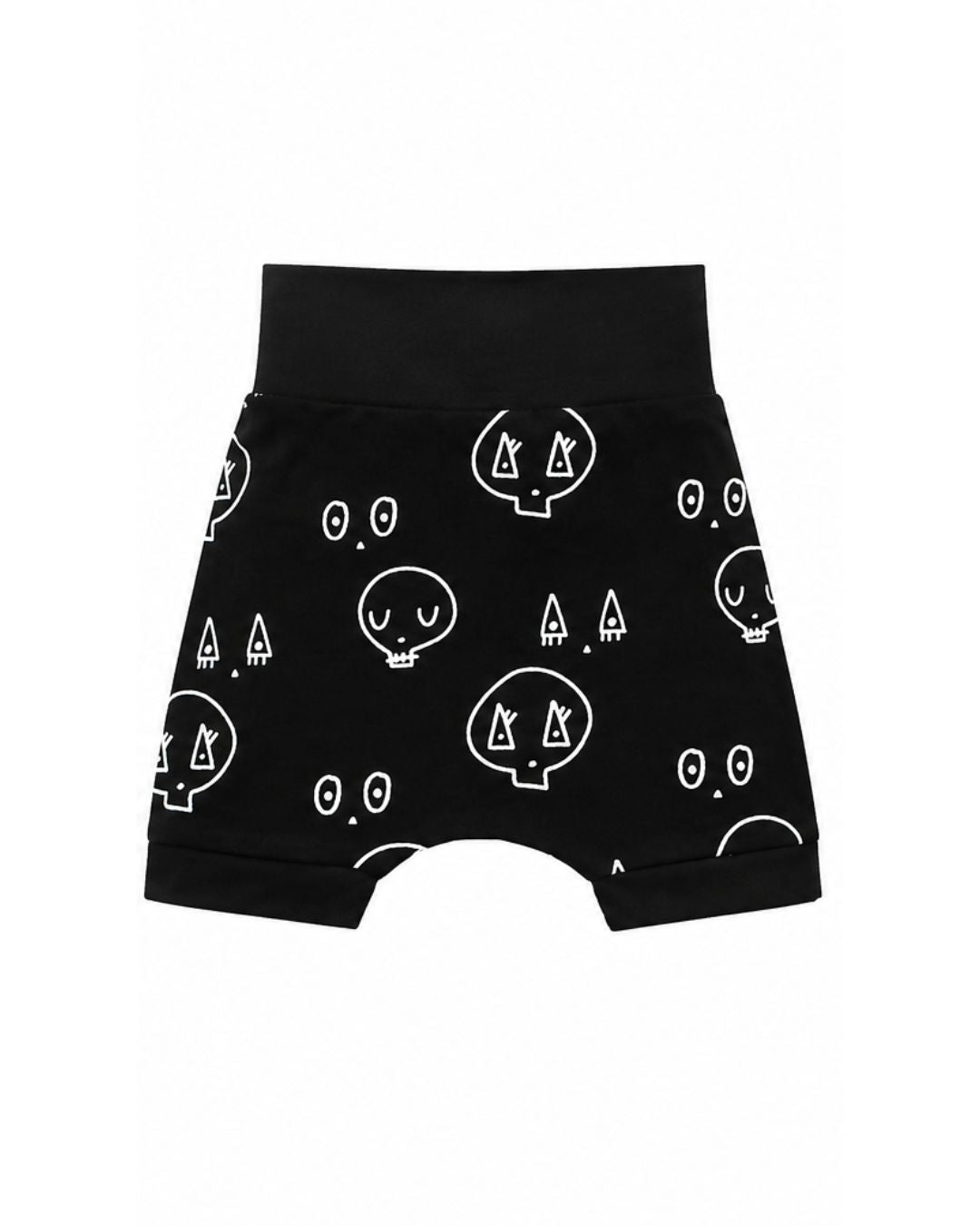 Baby Shorties - Black Skulltown