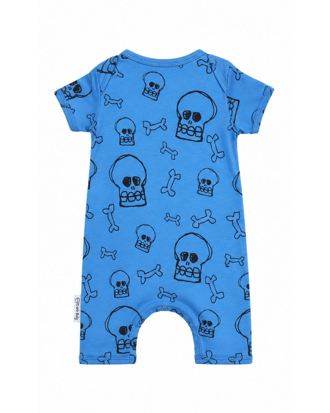 Romper - Blue Skulls