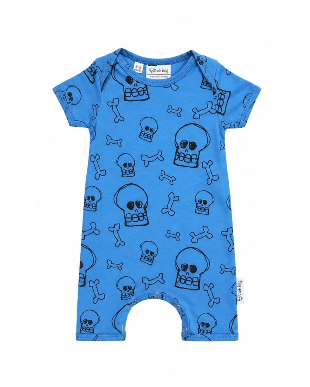 Romper - Blue Skulls