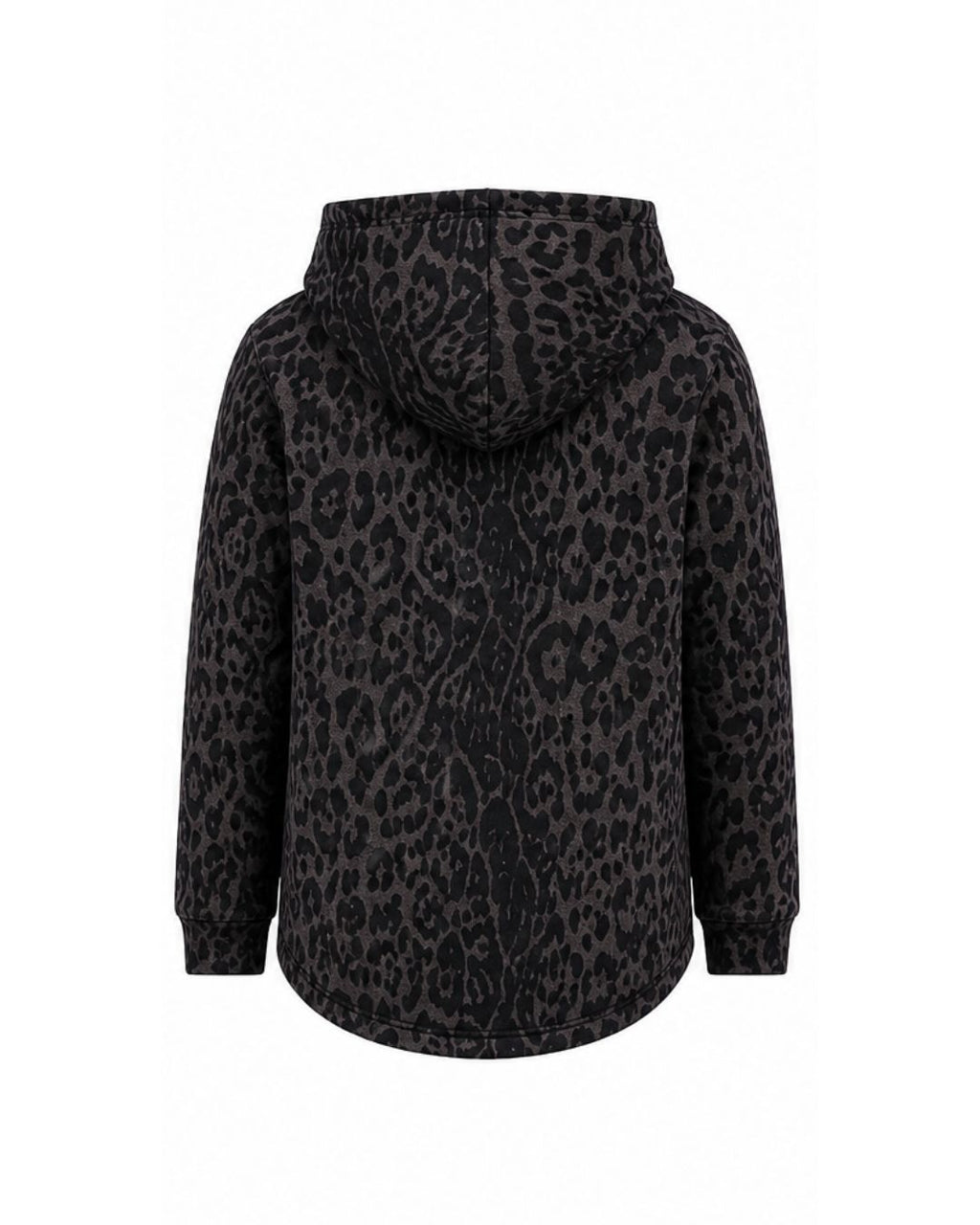 Hoodie - Grey Leopard