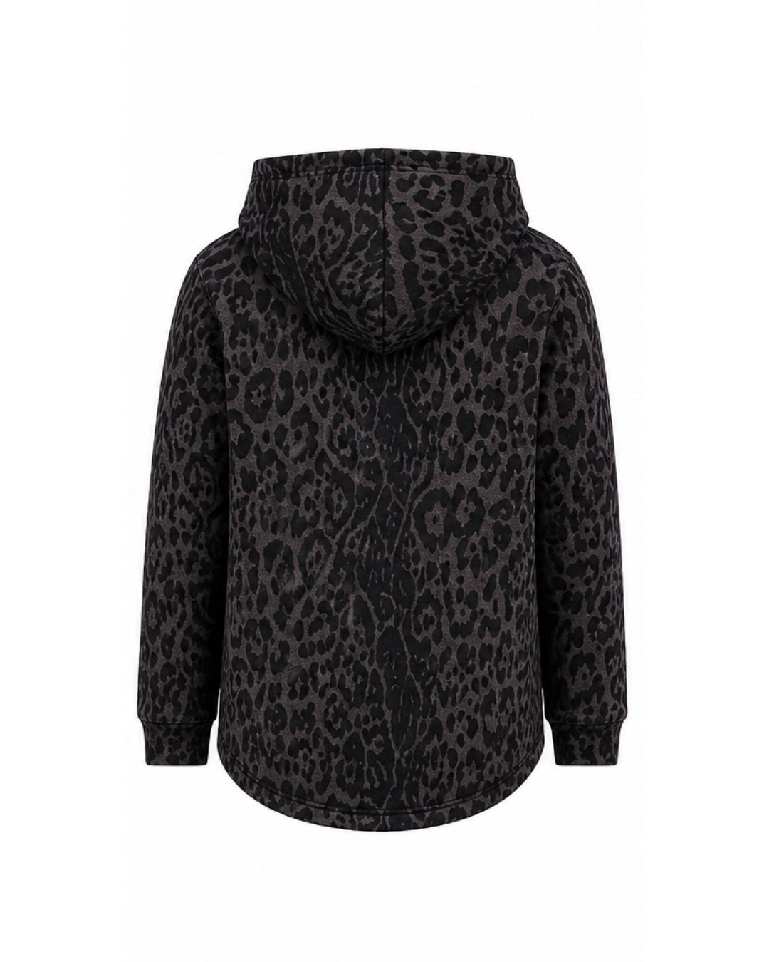 Hoodie - Grey Leopard