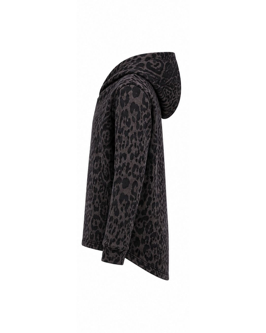 Hoodie - Grey Leopard
