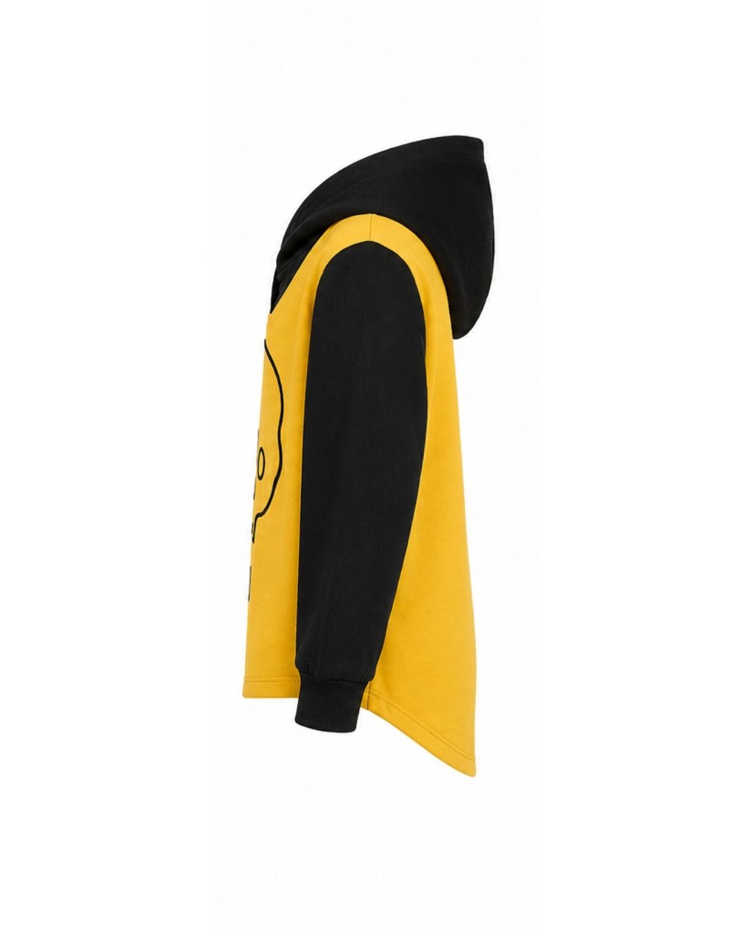 Hoodie - Mustard Skull