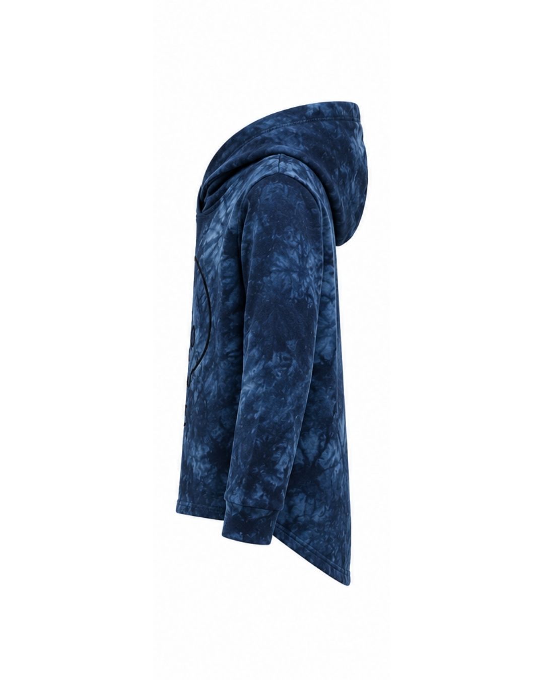 Hoodie - Blue Skull Tie Dye