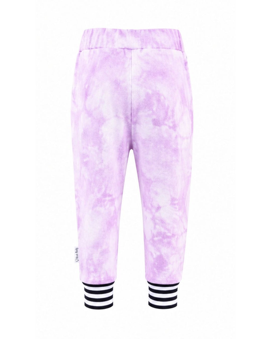 Pleat Front Joggers - Lilac Tie Dye