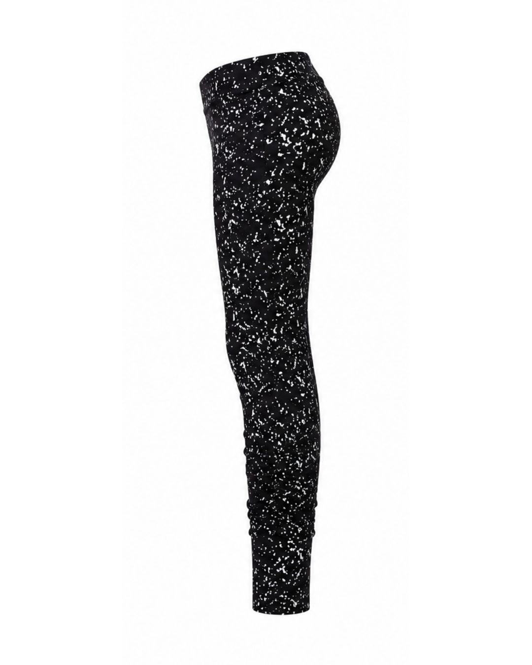 Lily Leggings - Black Splatter