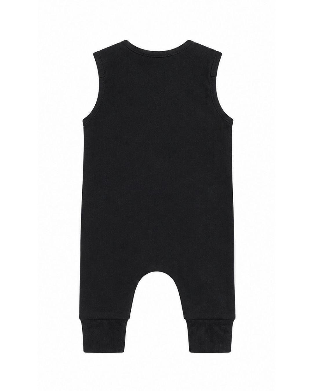 Long Romper - Black Skull
