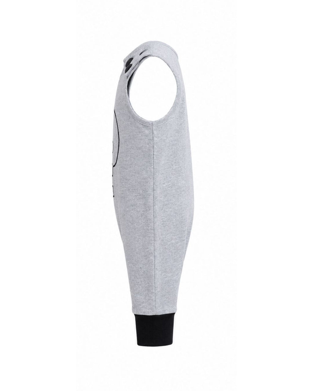 Long Romper - Grey Skull