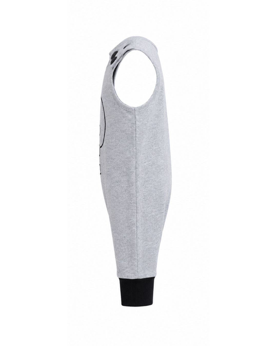 Long Romper - Grey Skull