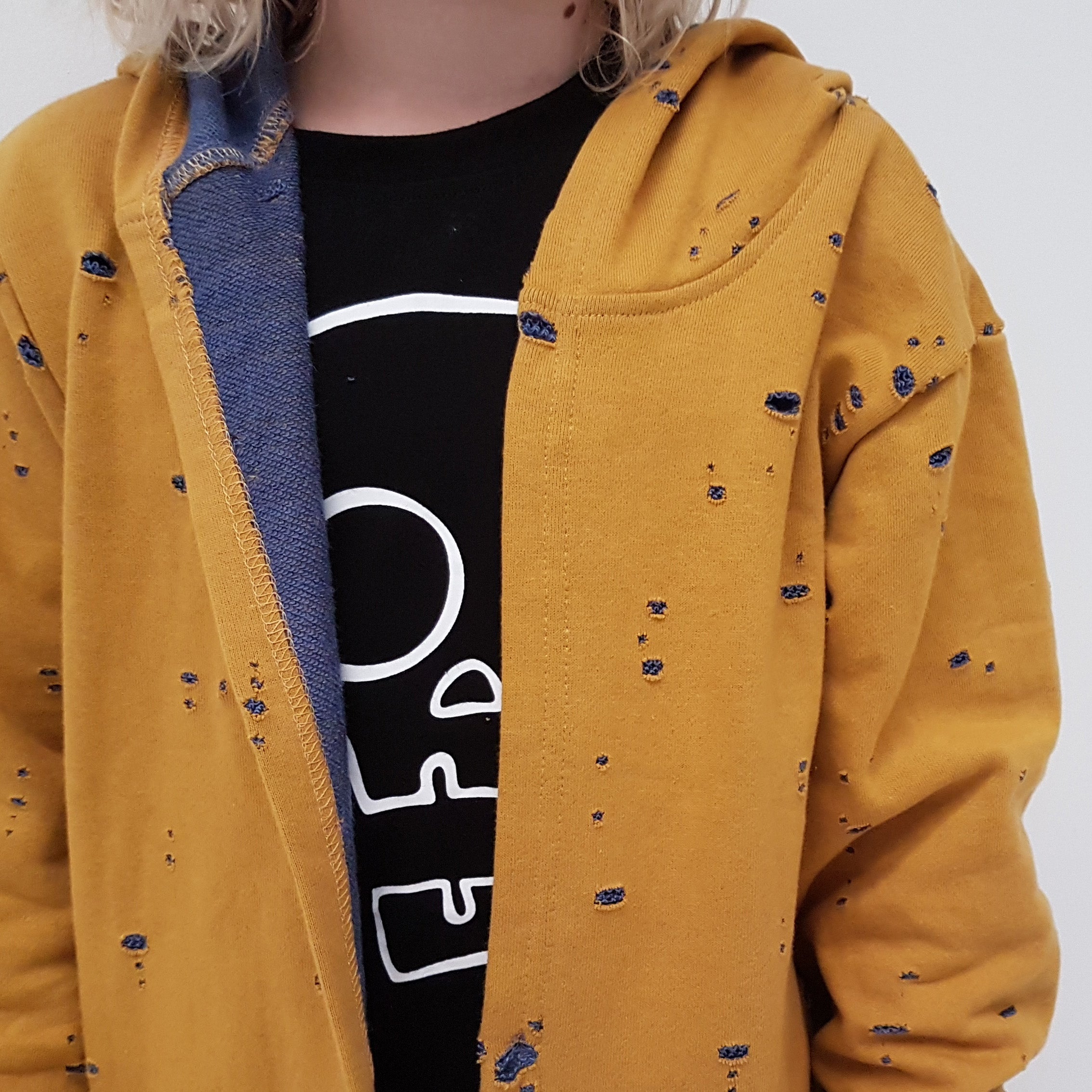 Jacket - Distressed Mustard