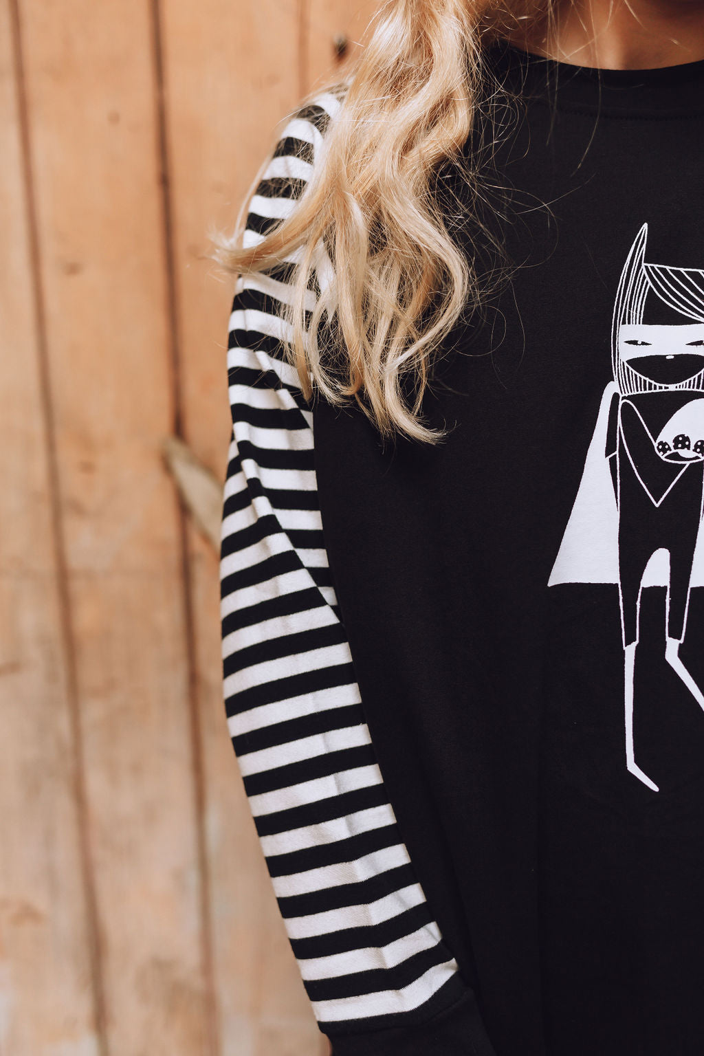 Sweater Dress - Super Gal Black