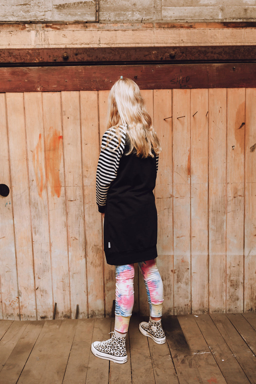 Sweater Dress - Super Gal Black