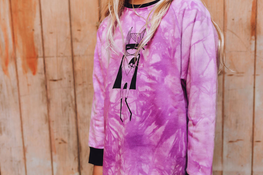 Sweater Dress - Super Gal Lilac