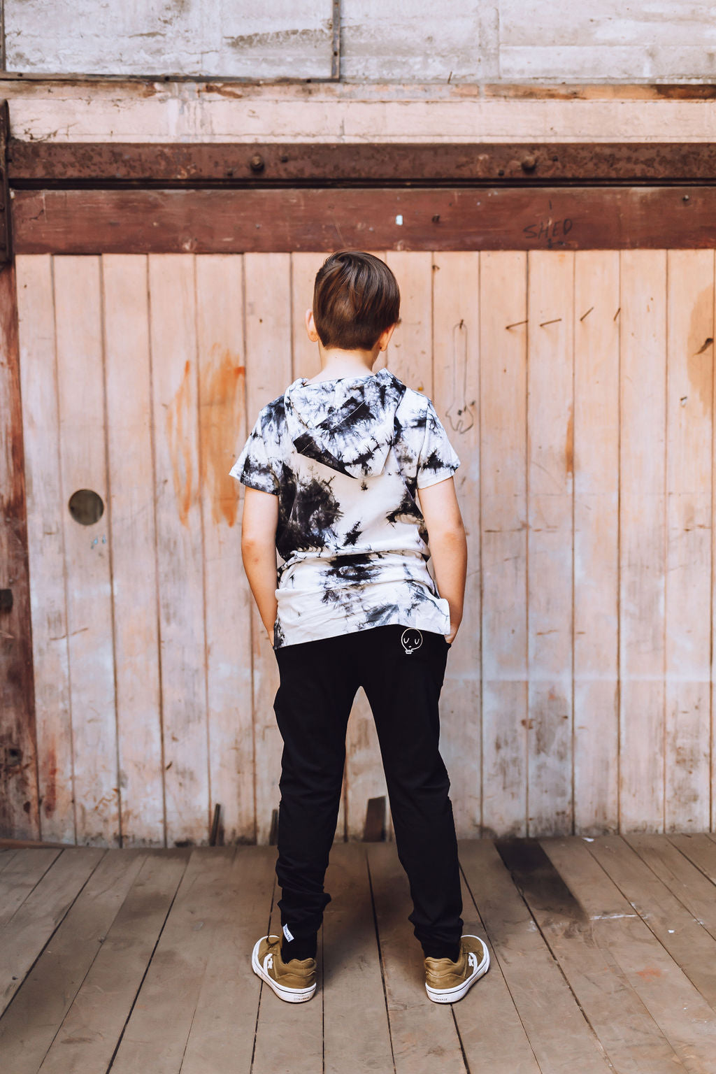 Tall Hooded Tee - Tie Dye Skater