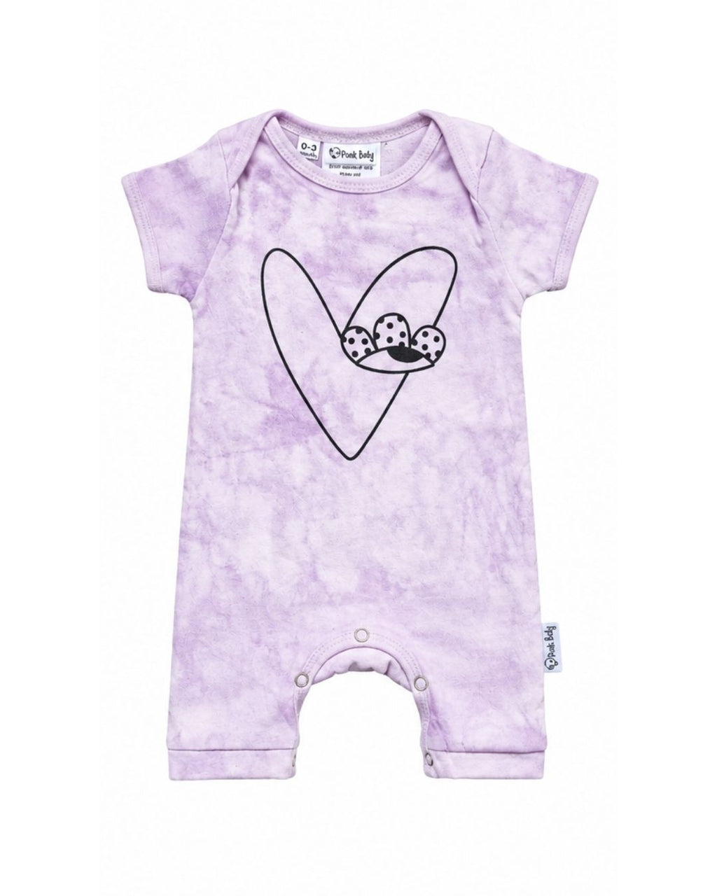 Romper - Lilac Heart