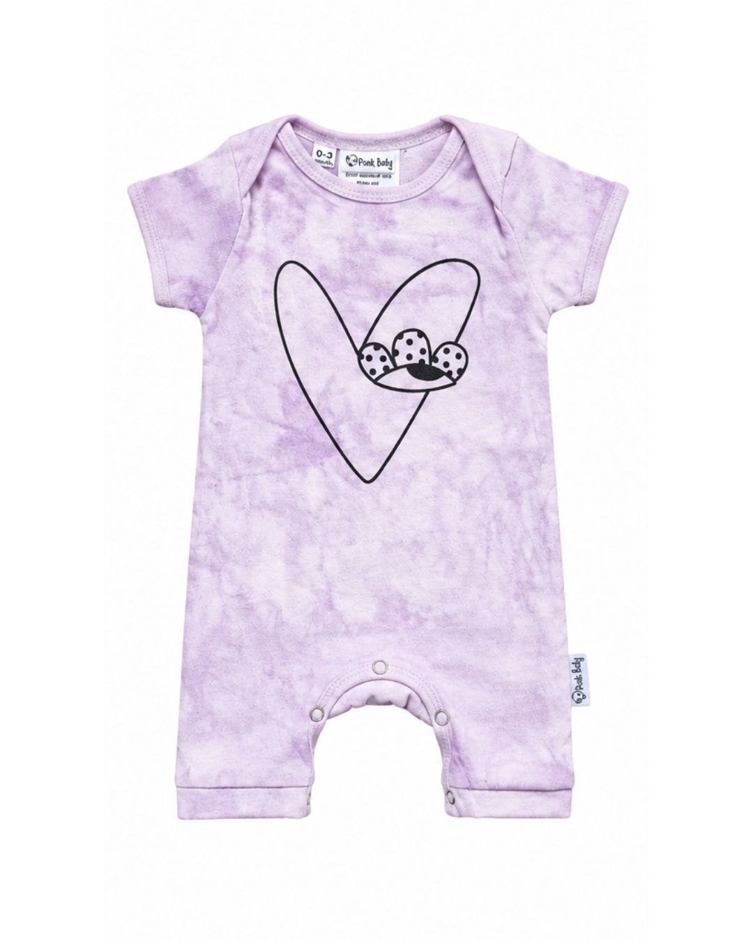 Romper - Lilac Heart
