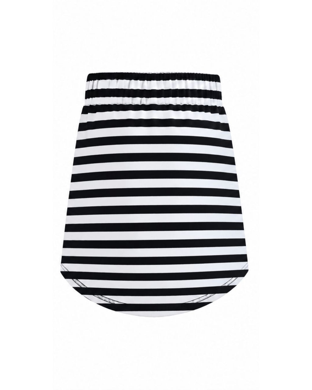 Kaitlyn Skirt - Black & White Stripes