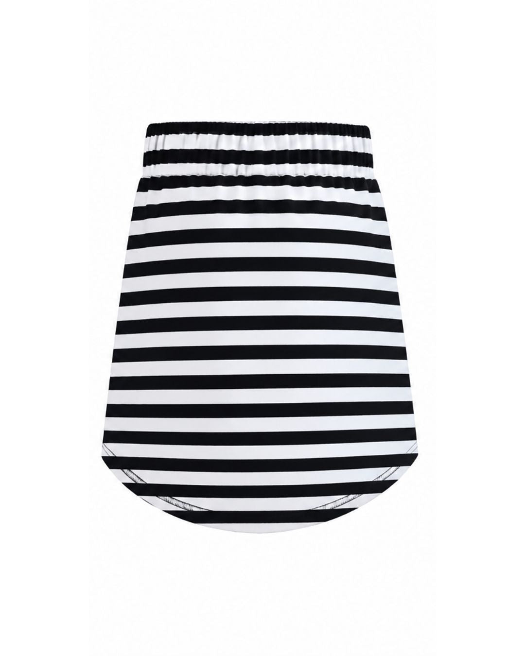 Kaitlyn Skirt - Black & White Stripes