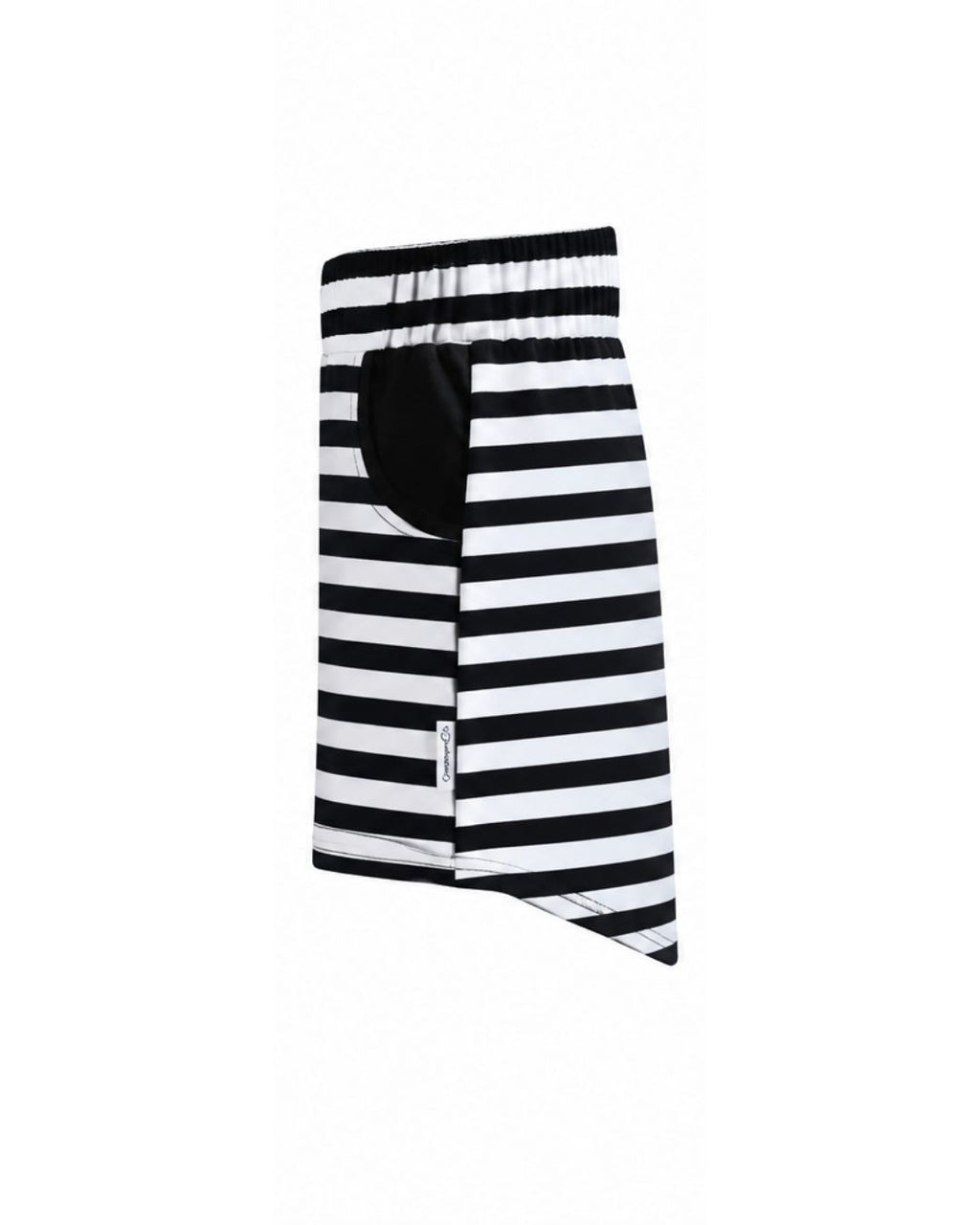 Kaitlyn Skirt - Black & White Stripes