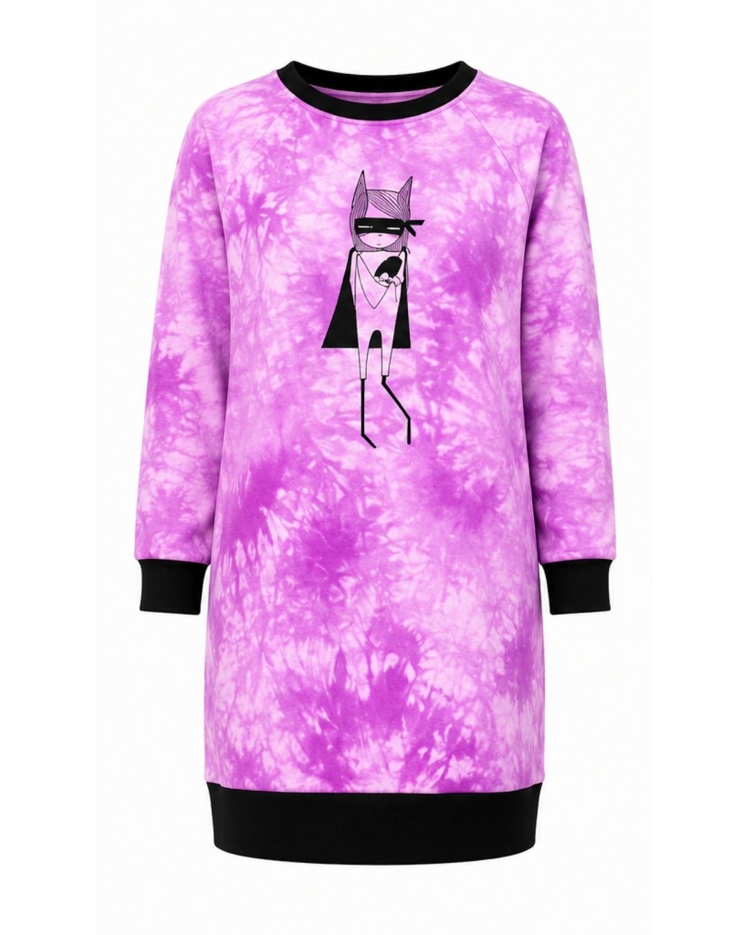 Sweater Dress - Super Gal Lilac