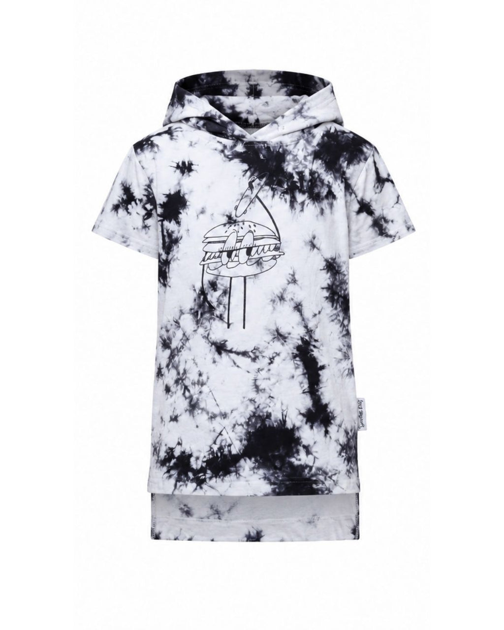 Tall Hooded Tee - Tie Dye Skater