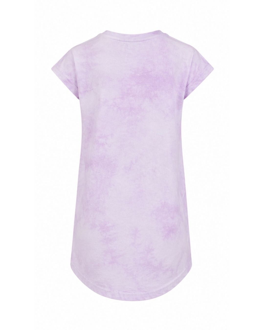 Weekend Tee Dress - Lilac Tie Dye Heart
