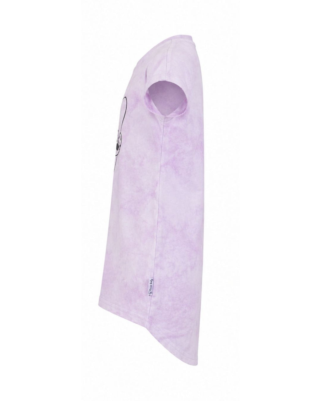 Weekend Tee Dress - Lilac Tie Dye Heart