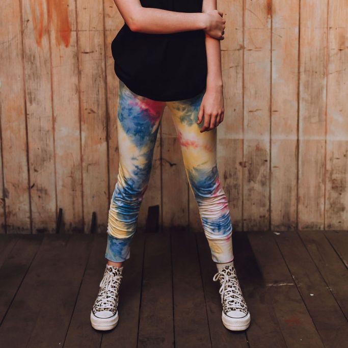 7/8th Lily Leggings - Tie Dye