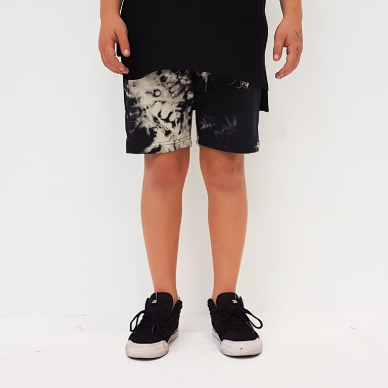 Trackie Shorts - Acid Wash