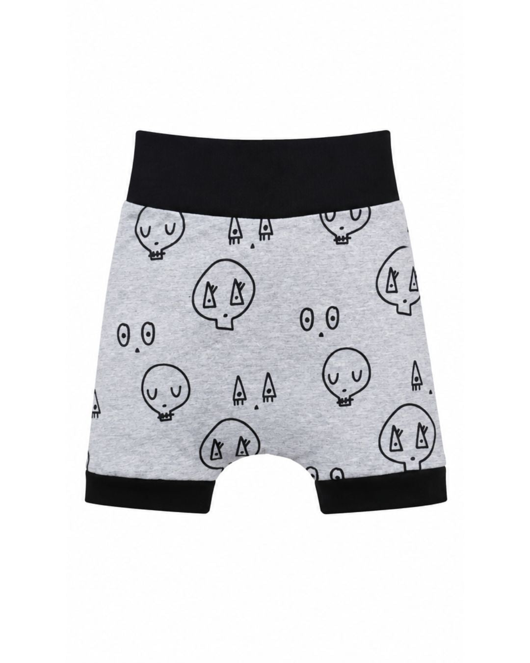 Baby Shorties - Grey Skulltown